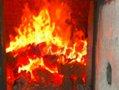 传统燃柴（燃煤）手烧热风炉,